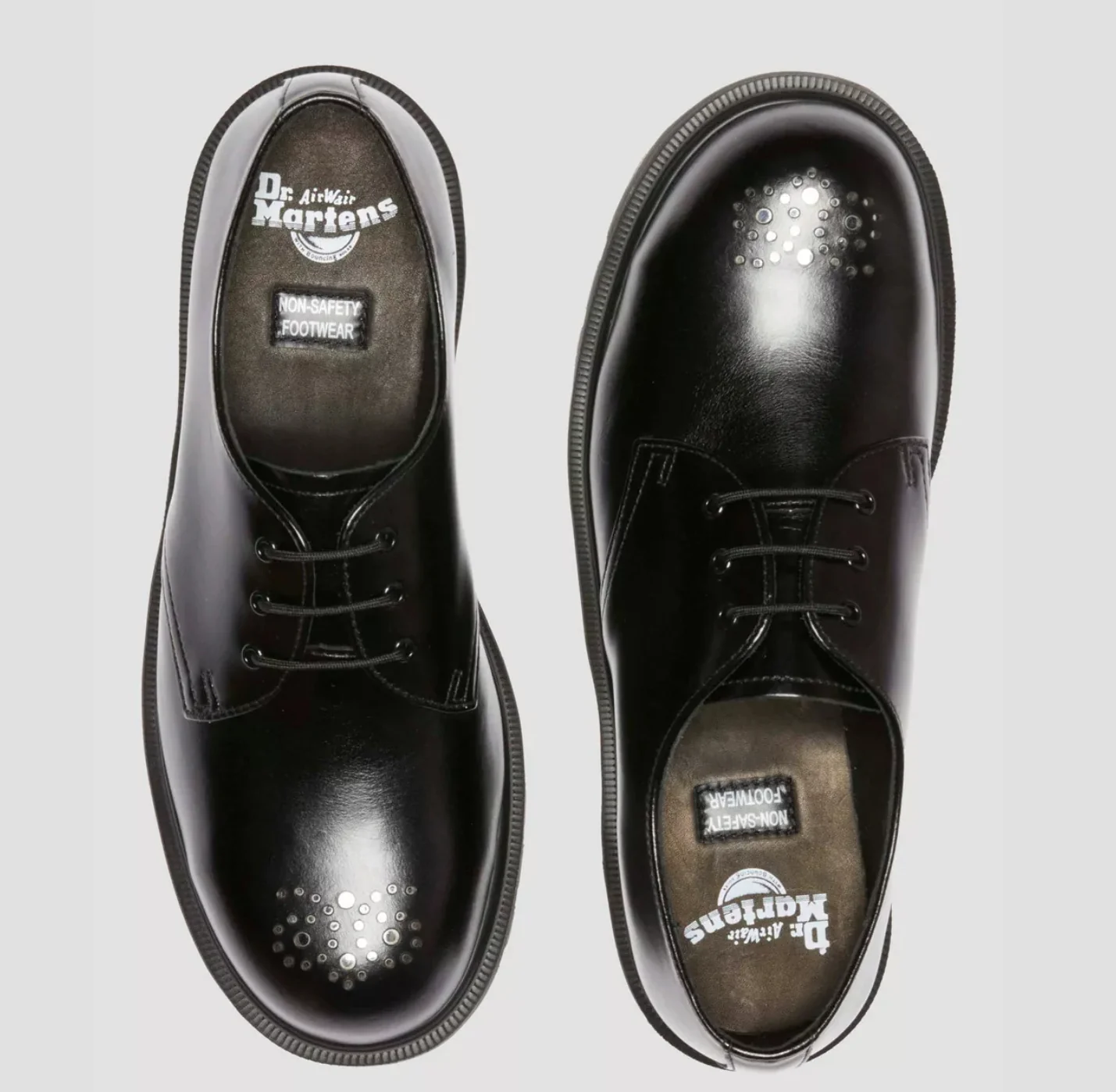 Dr. Martens 1461 Analine Leather Steel Toe Brogue Shoe - Image 8