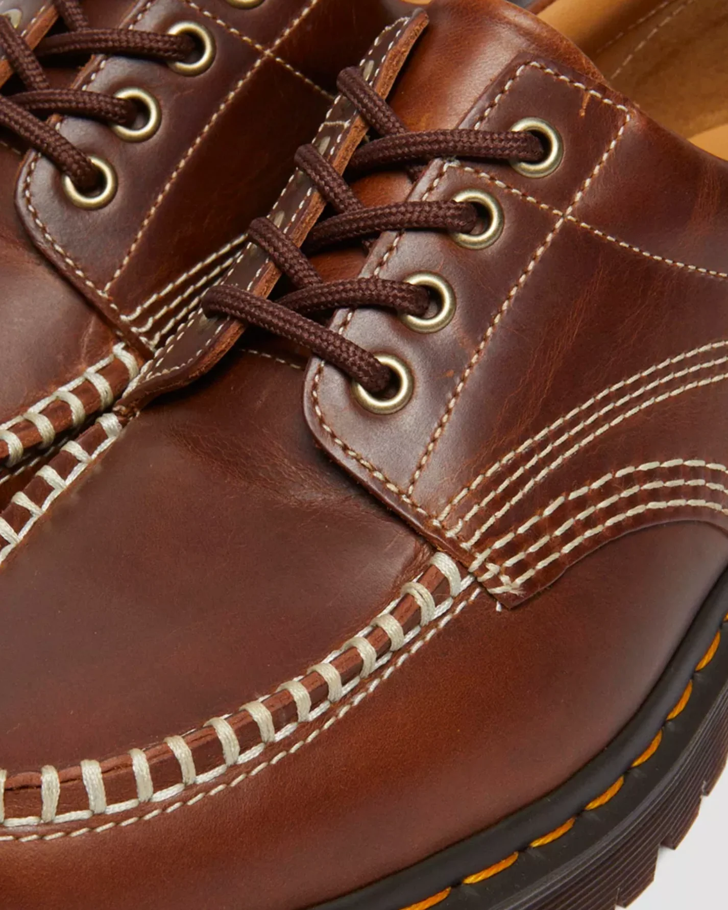 Dr. Martens Lowell Butterscotch Orleans Moc Toe Shoe - Image 6