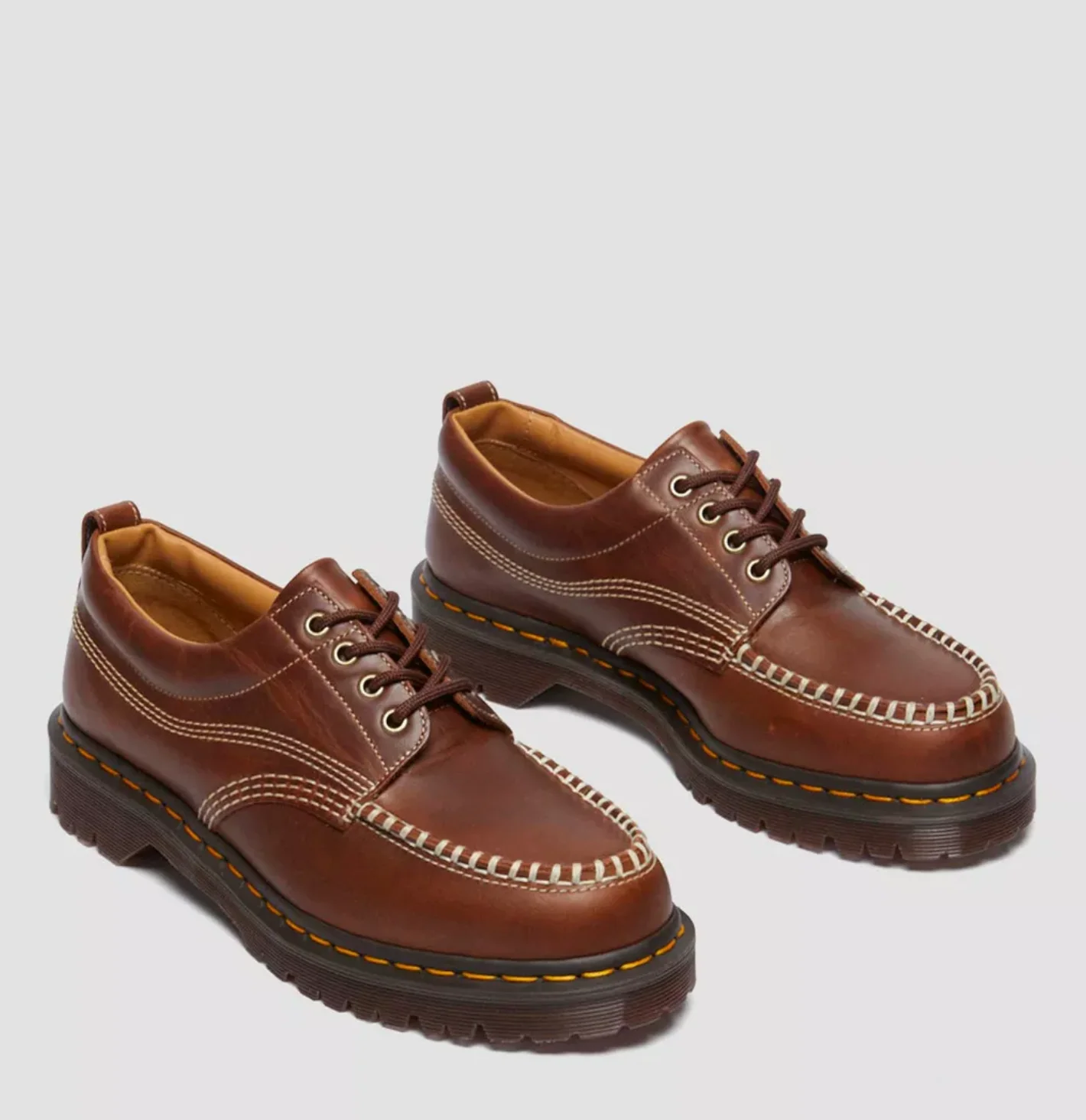 Dr. Martens Lowell Butterscotch Orleans Moc Toe Shoe - Image 8