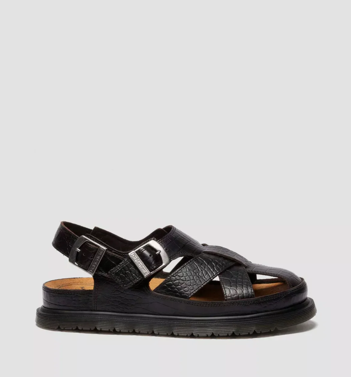 Dr. Martens Fisherman Crocodile Analine Sandals - Image 8