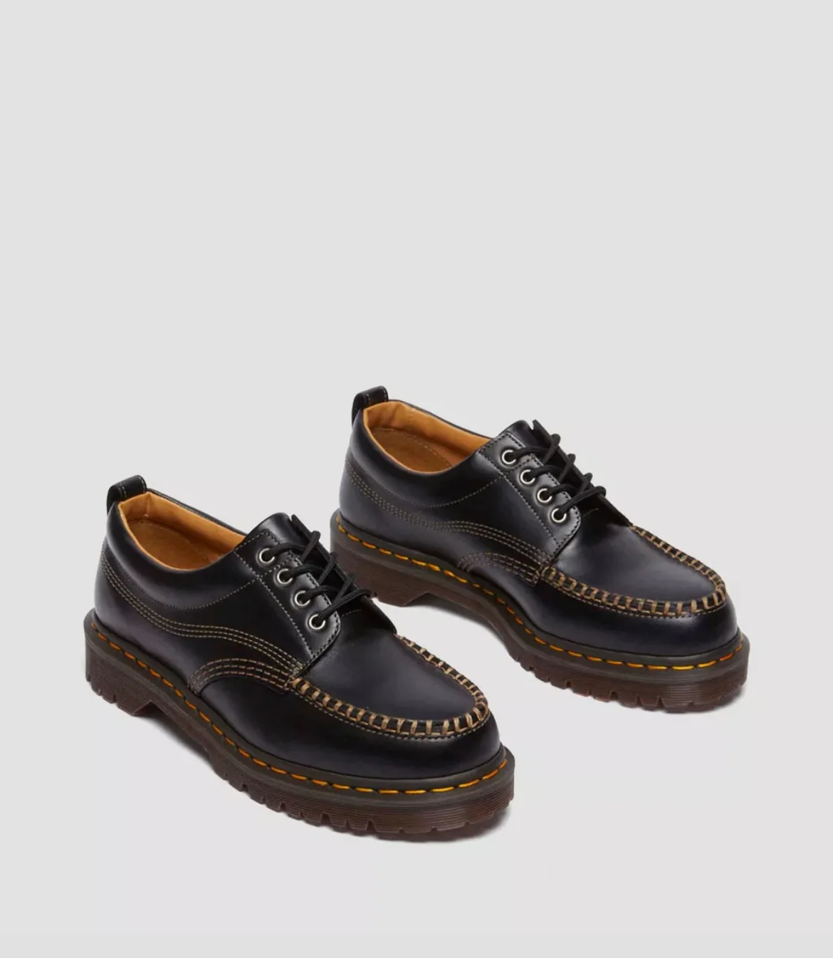 Dr. Martens Lowell Black Analine Moc Toe Shoe - Image 8