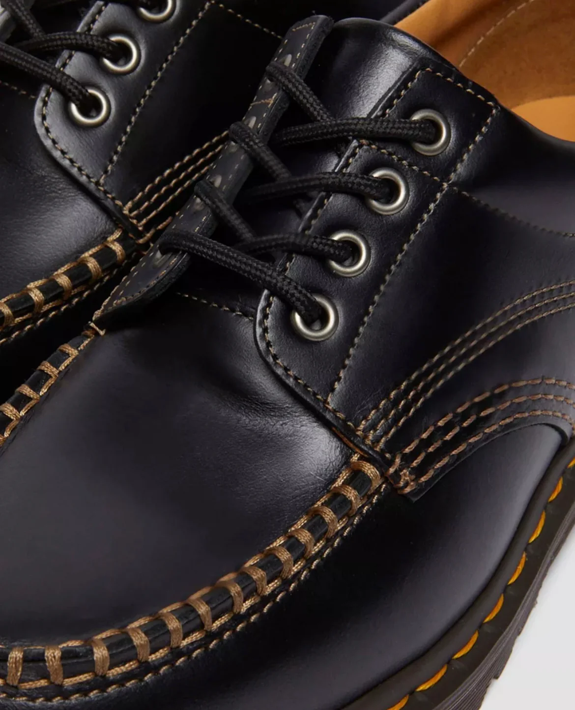 Dr. Martens Lowell Black Analine Moc Toe Shoe - Image 9