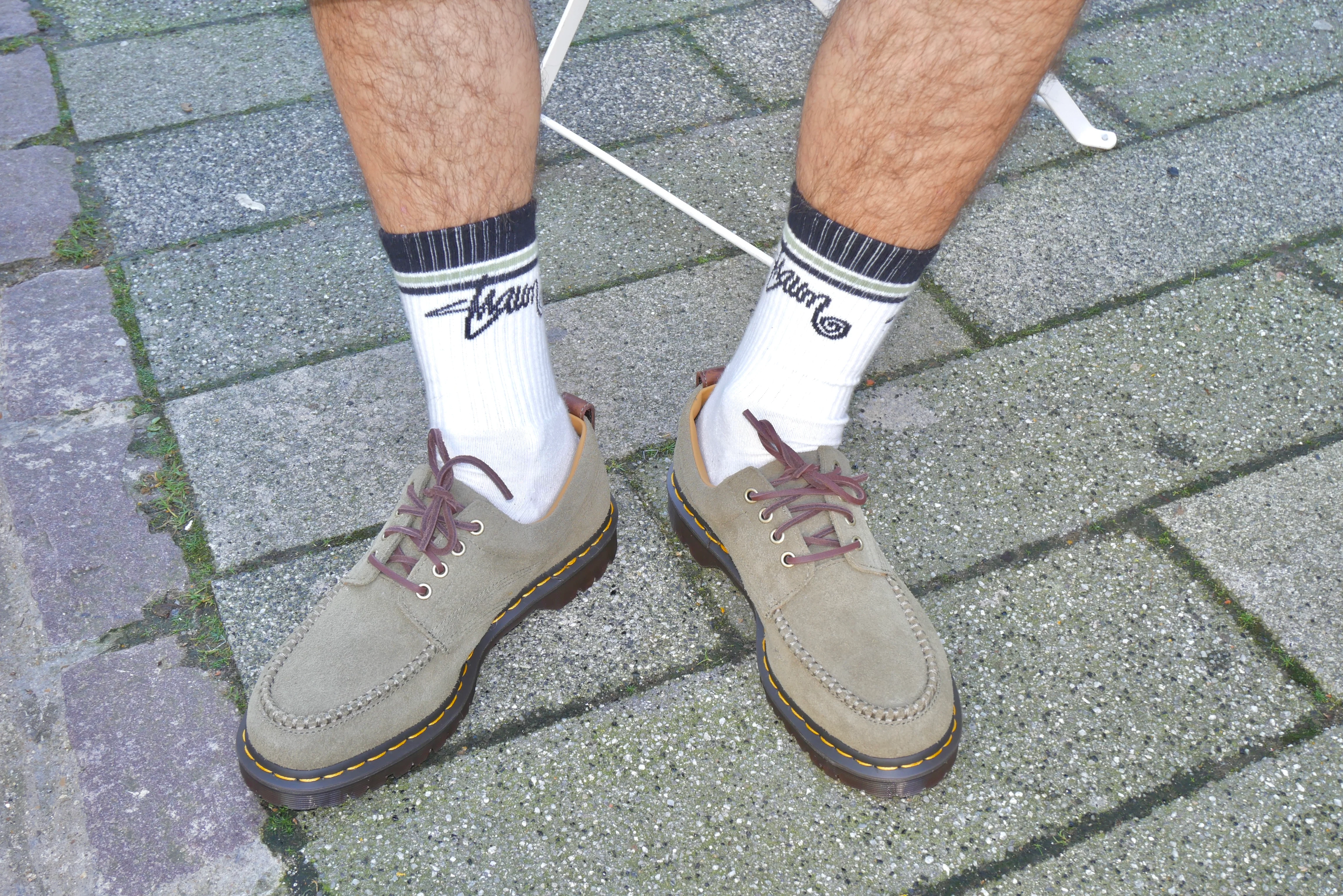 Dr. Martens Lowell Suede Moc Toe Shoe - Image 3