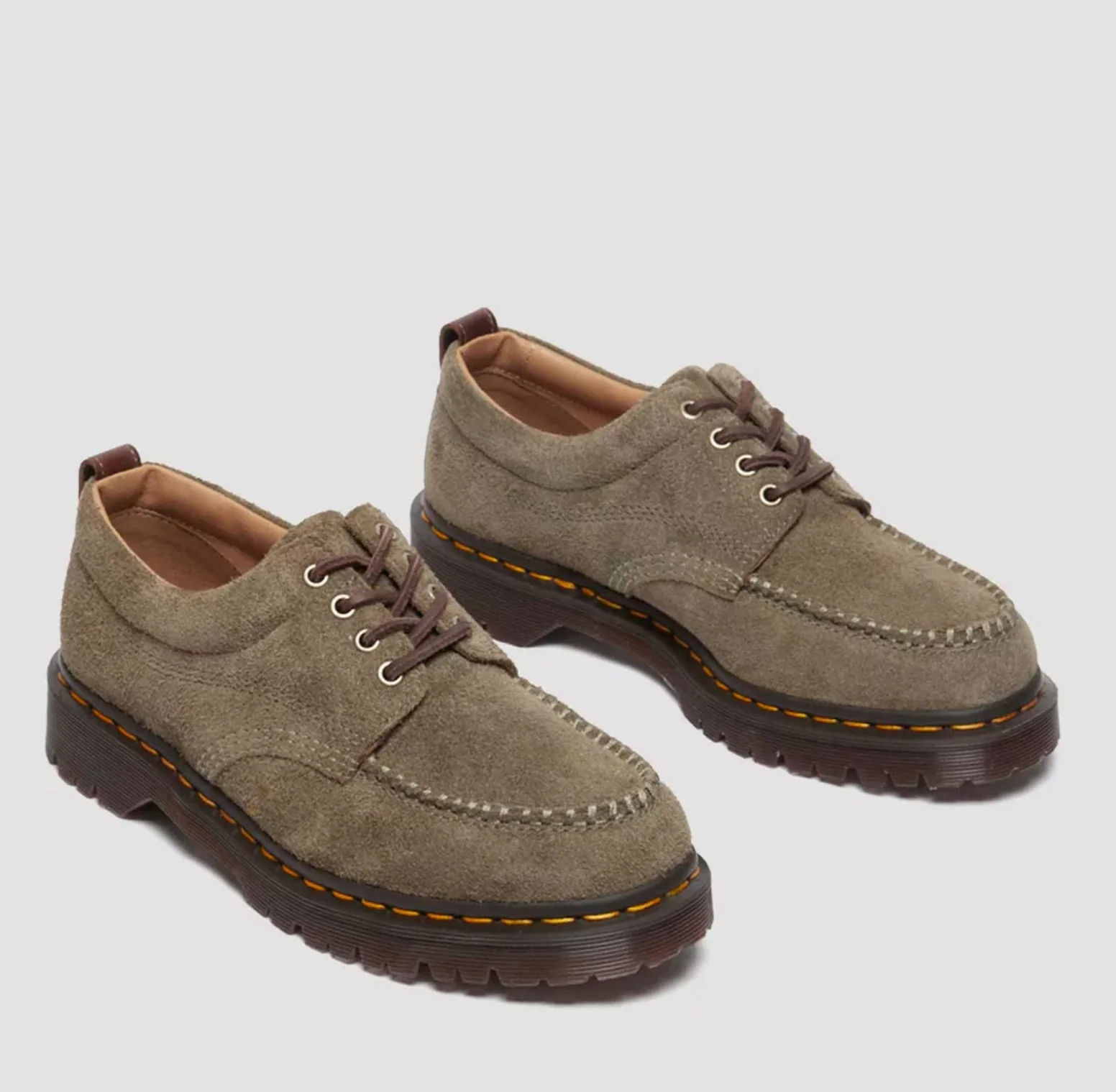 Dr. Martens Lowell Suede Moc Toe Shoe - Image 5