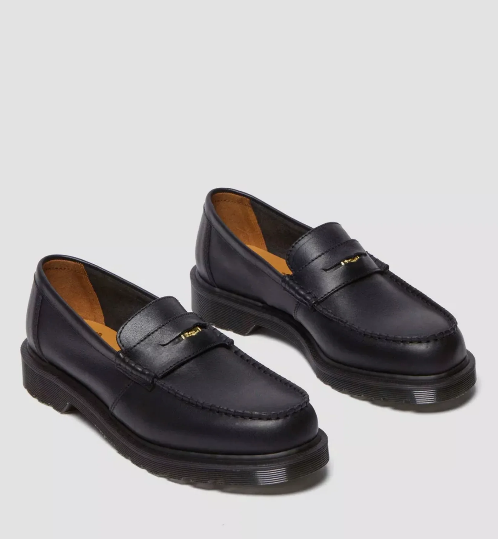 Dr. Martens Penton Classic Calf Penny Loafers - Made in England - Image 4