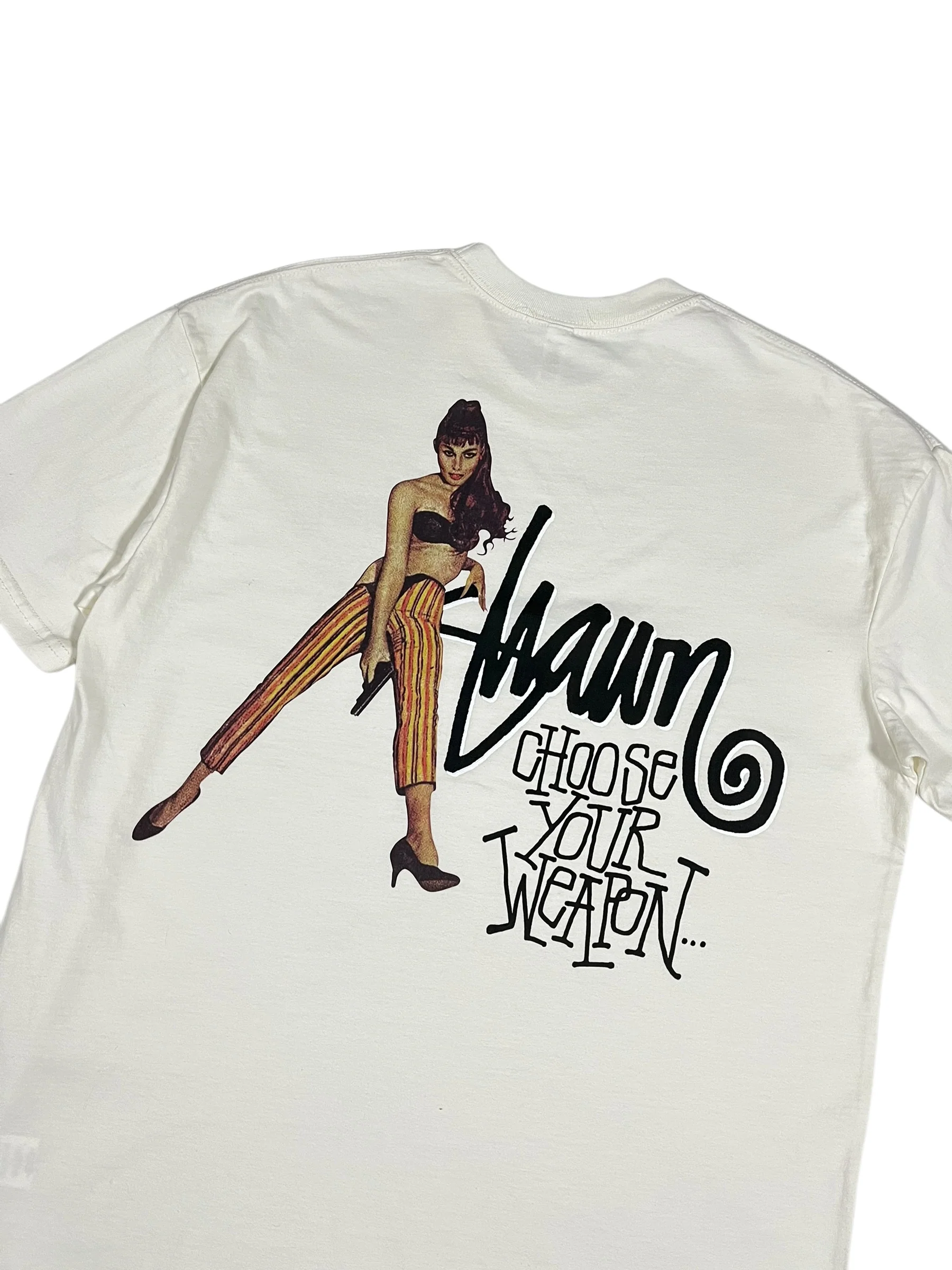 S Double Choose Your Weapon T-Shirt White - Image 5