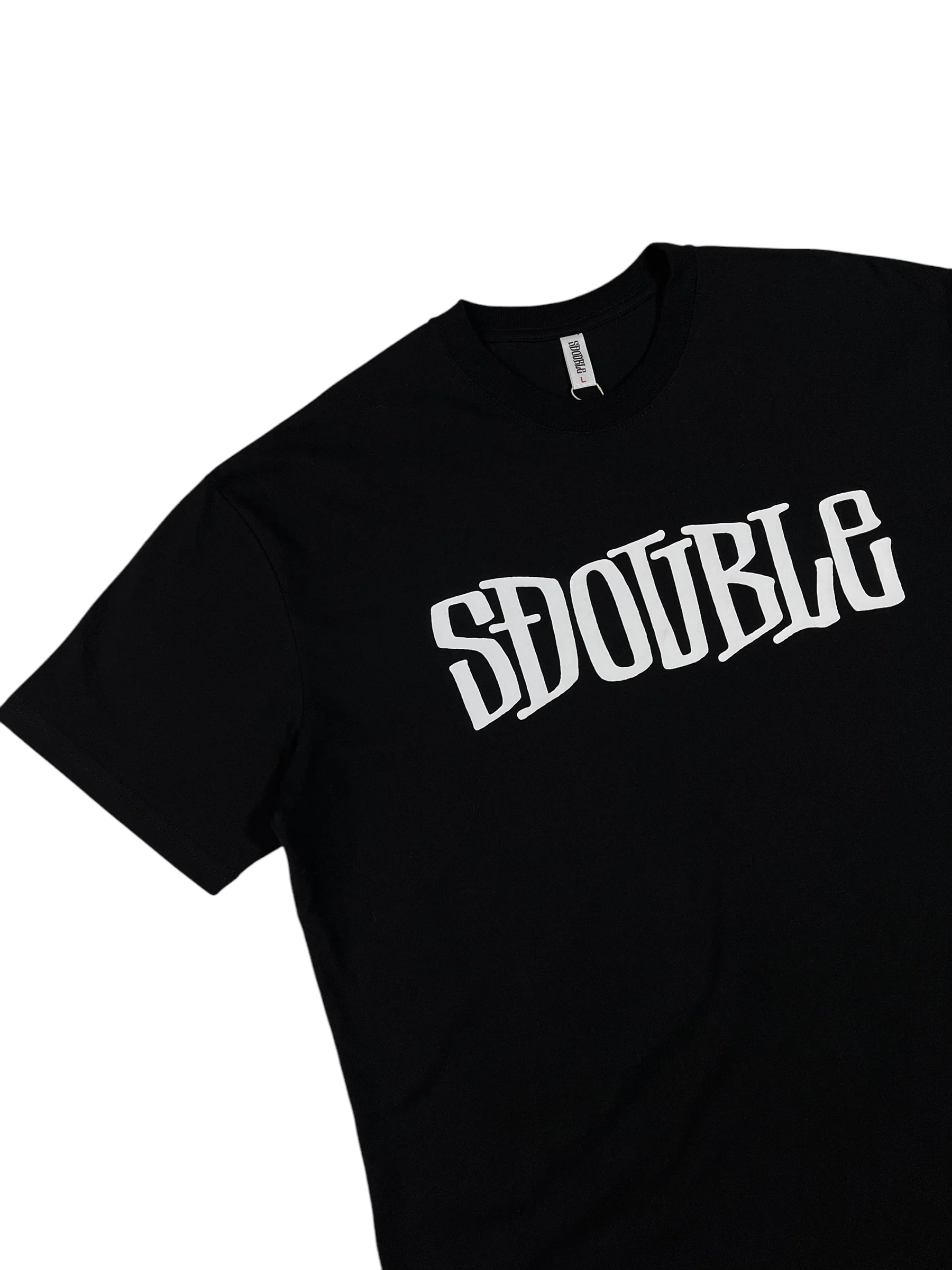 S Double "Design By" T-shirt Black - Image 3