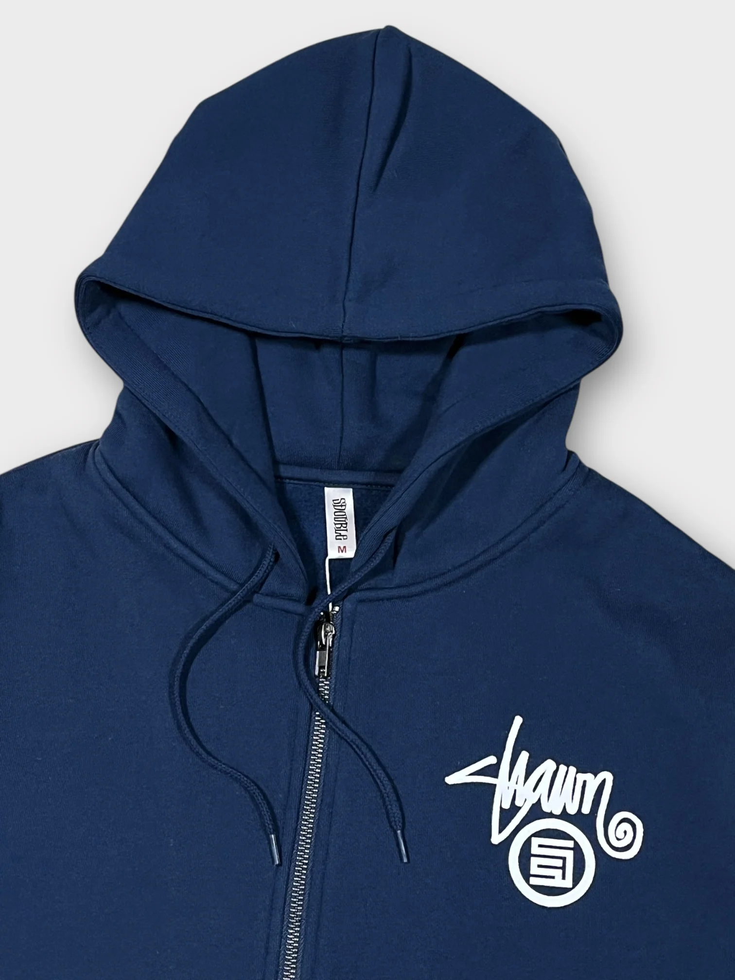 S Double Script Zip Hoodie - Image 4