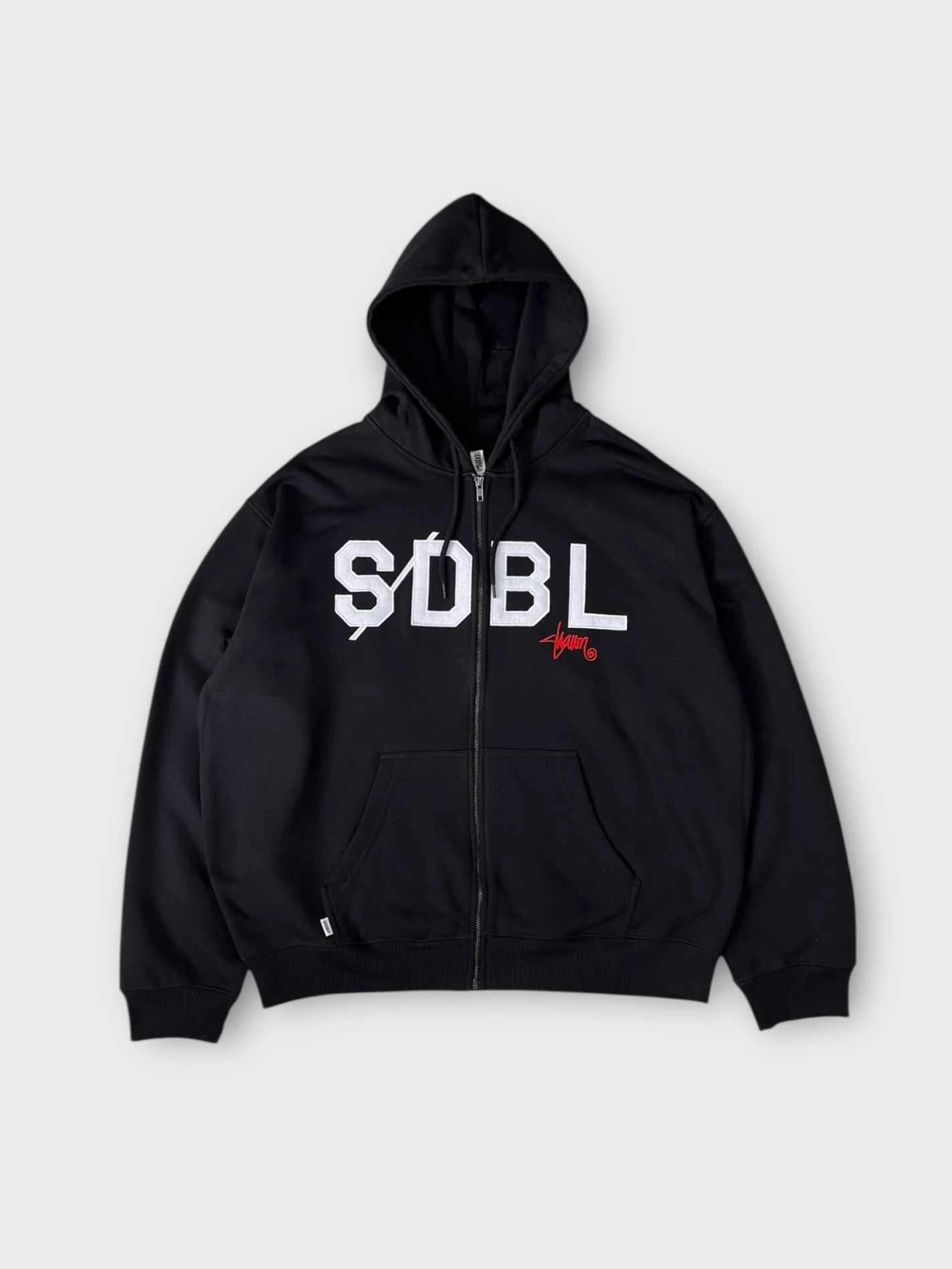 S Double Zip Through Hoodie
