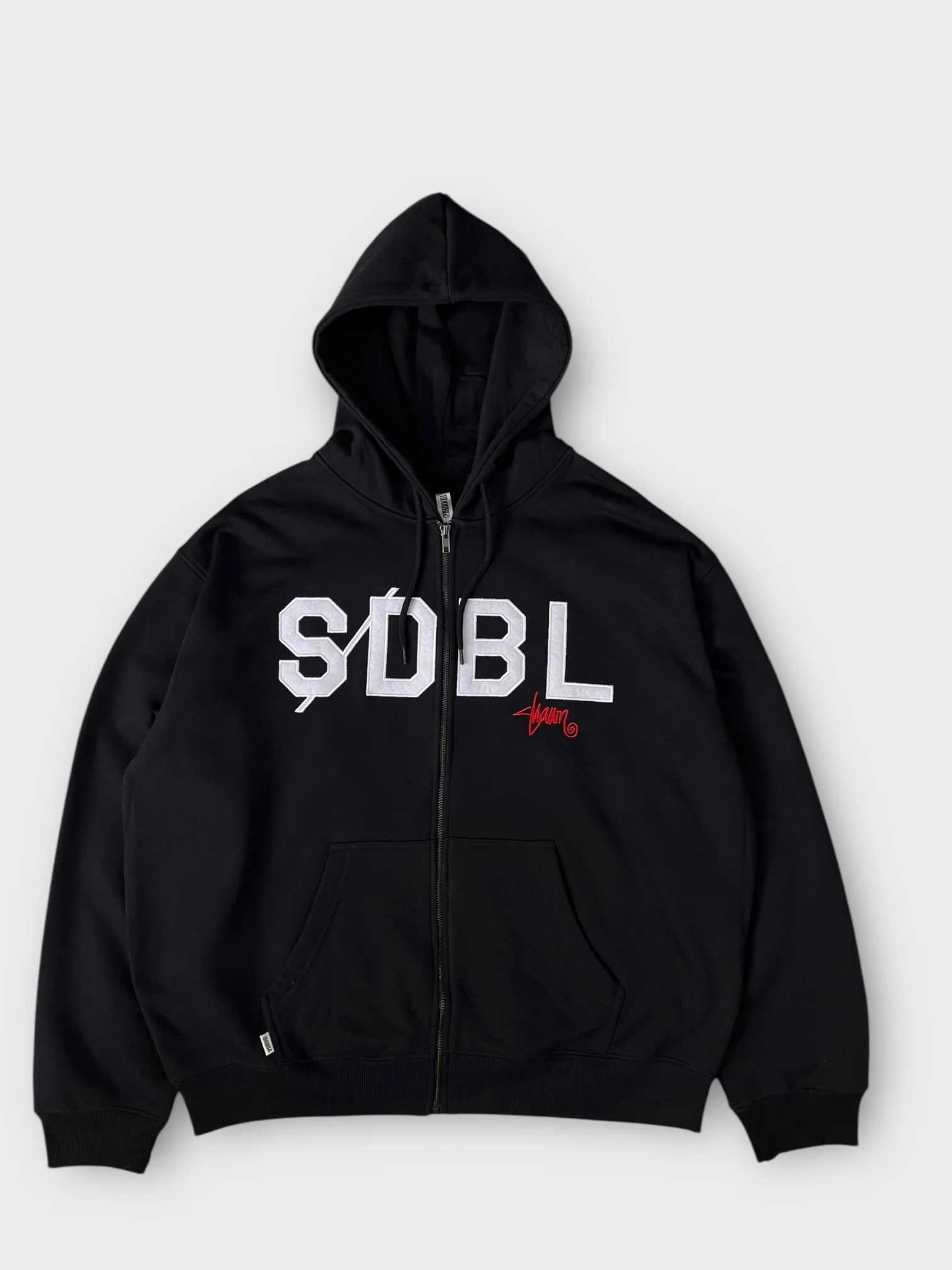 S Double Zip Through Hoodie - Image 2