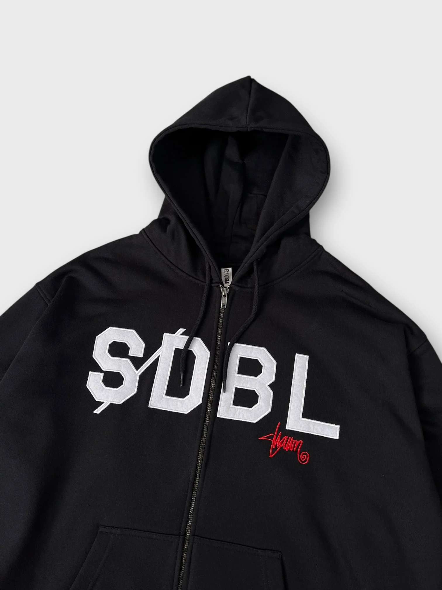 S Double Zip Through Hoodie - Image 3