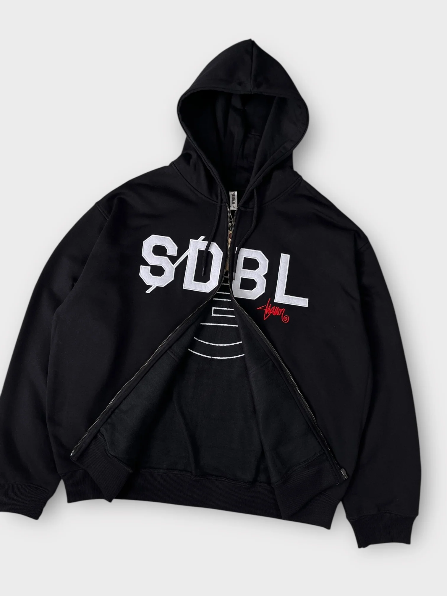 S Double Zip Through Hoodie - Image 5
