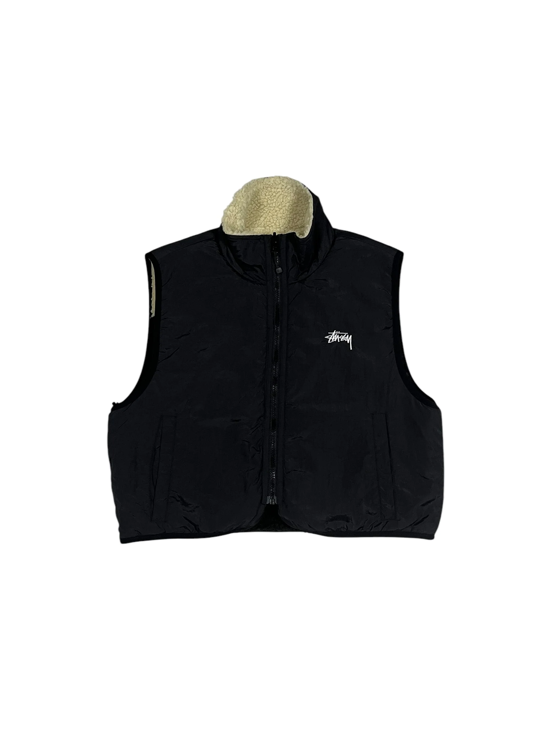 Stüssy Reversible Fleece Gilet - Image 6