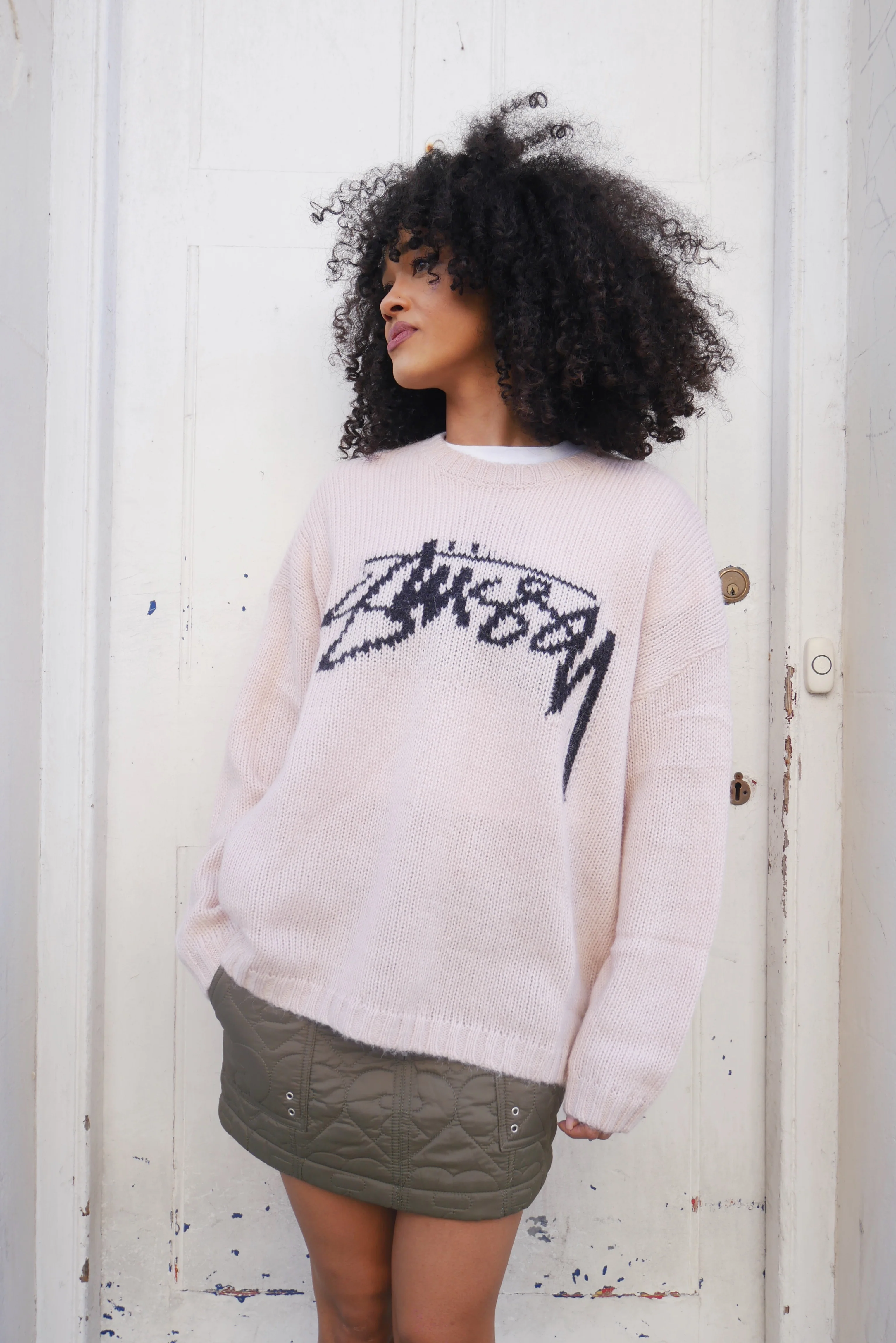 Stüssy Oversized Knitted Sweatshirt - Image 4