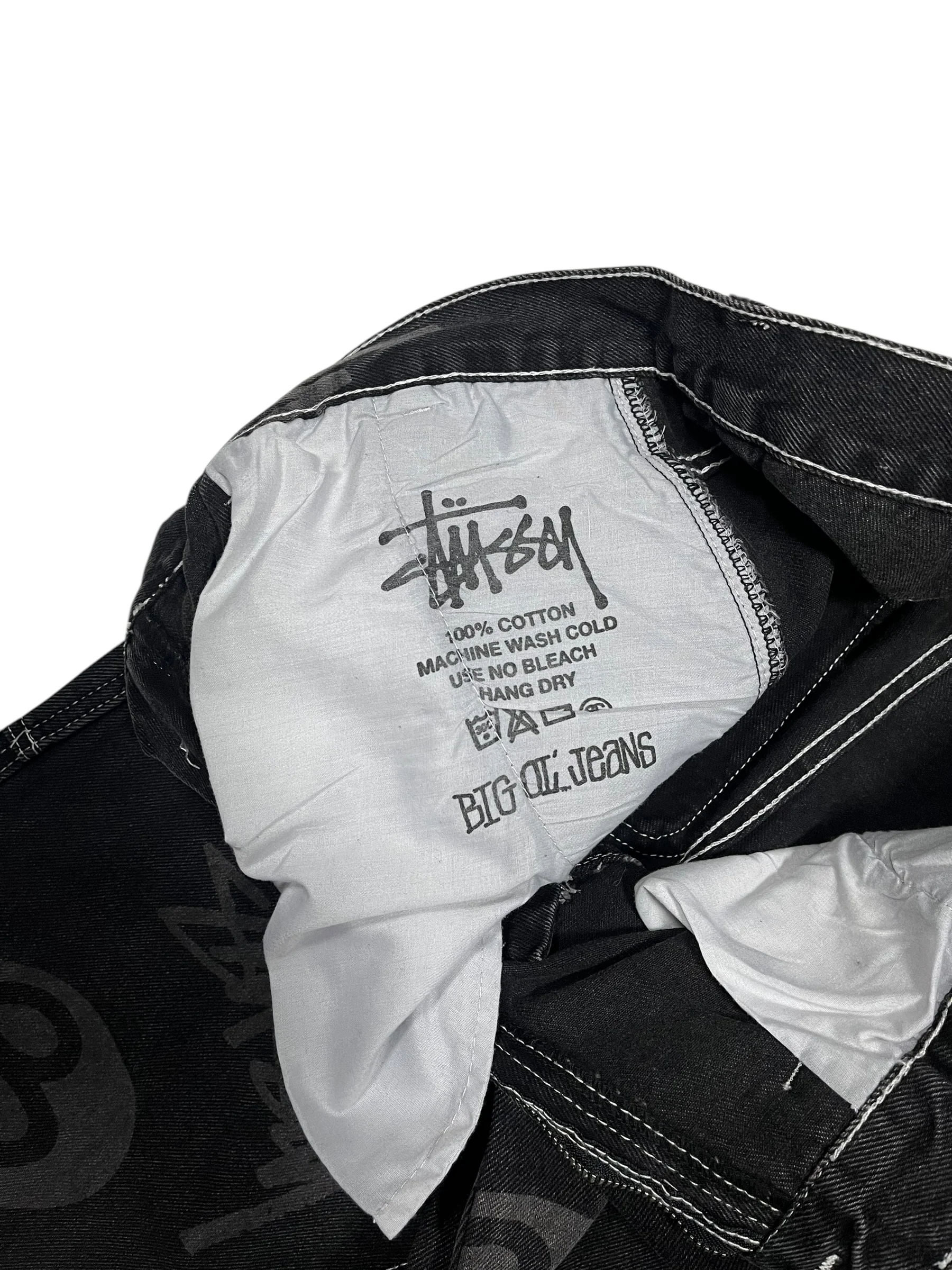 Stüssy Big Ol’ Jeans Black Double Knee - Image 3