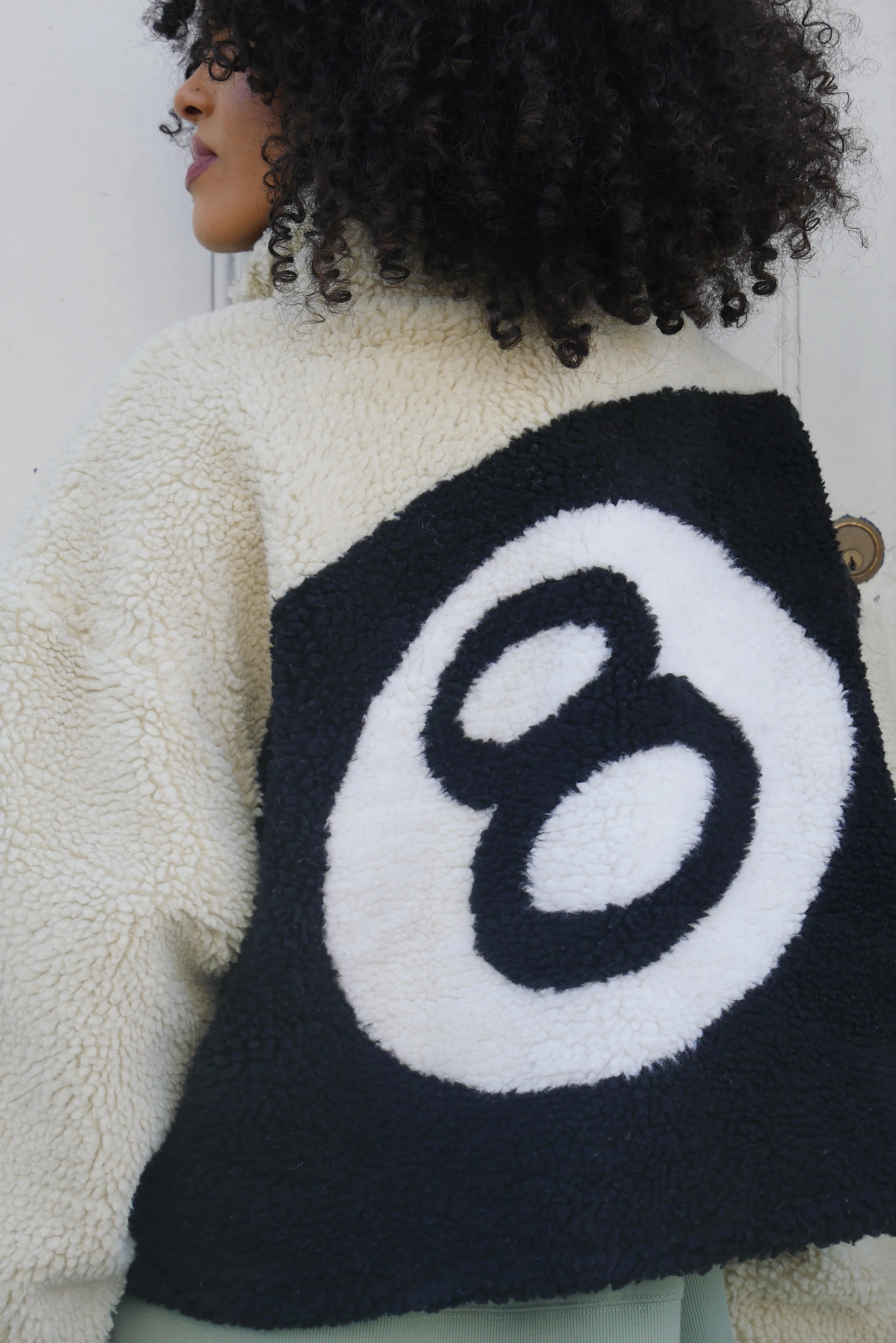 Stüssy Cropped 8 Ball Fleece Reversible - Image 6