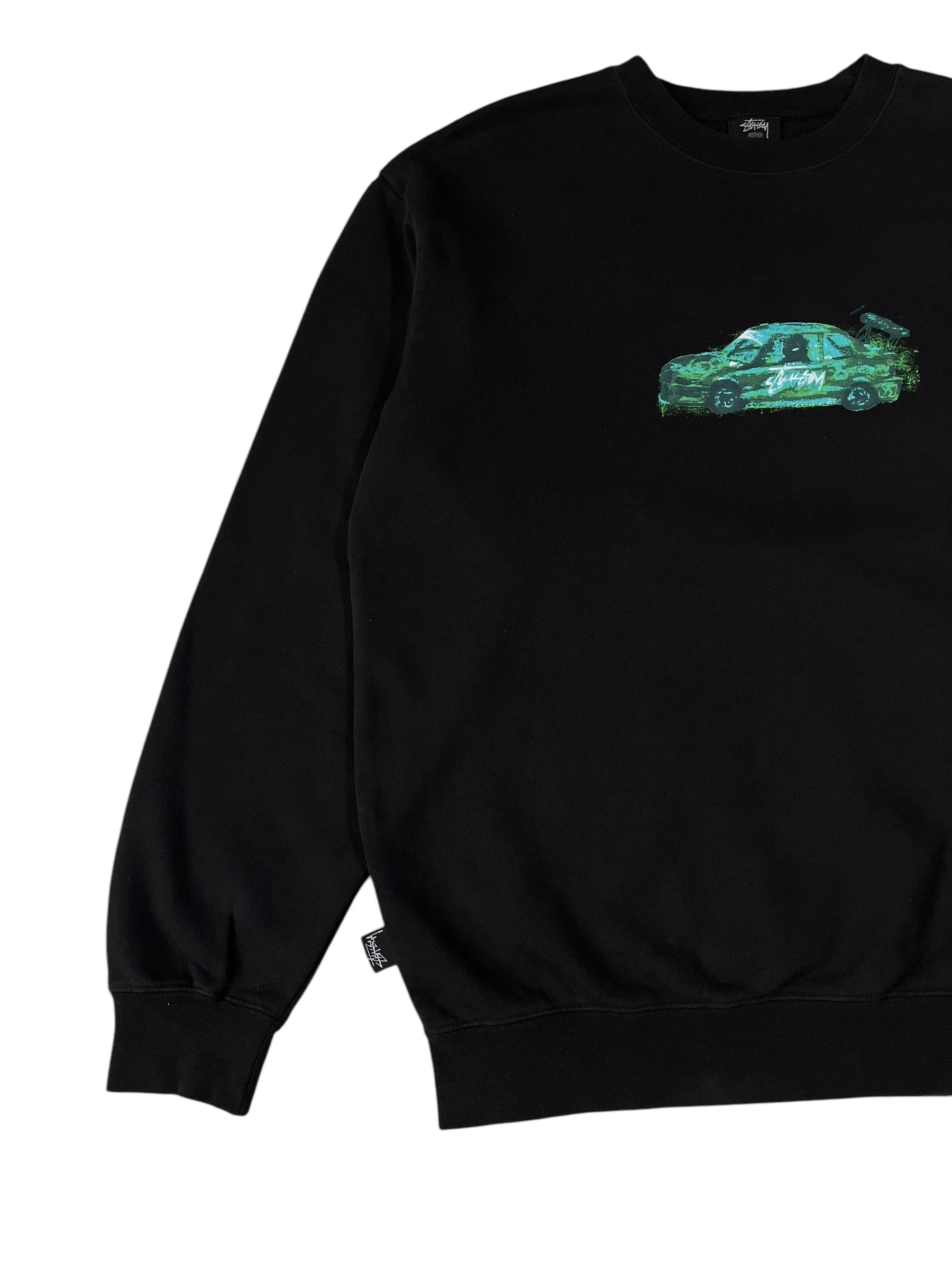 Stüssy Race Car Crewneck Sweatshirt - Image 3